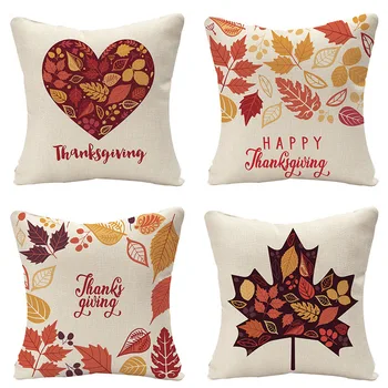 New Style Thanksgiving Maple Leaf Flax Pillow Covers Home Festival Decorations Back Cushion Cushion Cover Wholesale Customizable
New Style Thanksgiving Maple Leaf Flax Pillow Covers Home Festival Decorations Back Cushion Cushion Cover Wholesale Customizable