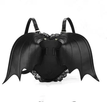 Cute Lolita Dress Black Angel Loli Shoulder Bag Kawaii Cool Girl Bat Wing Backpack Lovely Princess Cosplay Costume Accessory
Cute Lolita Dress Black Angel Loli Shoulder Bag Kawaii Cool Girl Bat Wing Backpack Lovely Princess Cosplay Costume Accessory
