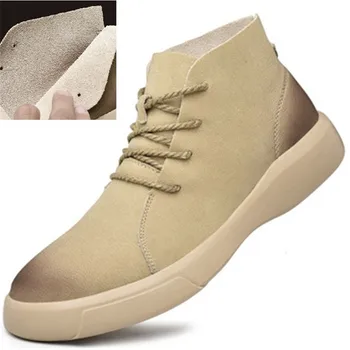 High Quality Autumn Winter Genuine Cowhide Men Ankle Boots Waterproof Plush Warm Snow Boots Outdoor Thick Sole Martin Boots
High Quality Autumn Winter Genuine Cowhide Men Ankle Boots Waterproof Plush Warm Snow Boots Outdoor Thick Sole Martin Boots