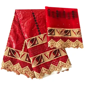 Red color jacquard brocade fabric africain bazin riche getzner 2020 riche fabric cotton fabric with french tulle lace T8-9GG
Red color jacquard brocade fabric africain bazin riche getzner 2020 riche fabric cotton fabric with french tulle lace T8-9GG