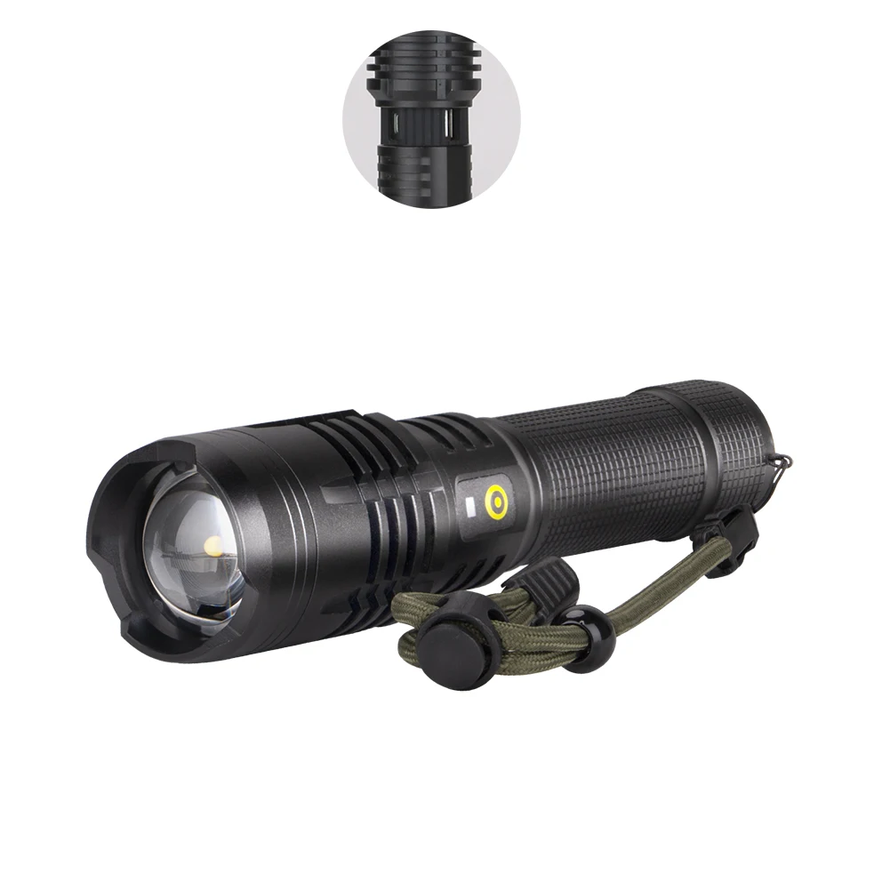 XHP70 LED Flashlight Telescopic Zoom Lantern 5 Mode Torch Flashlamp Waterproof Camping Light Portable Working Inspection Lamp
XHP70 LED Flashlight Telescopic Zoom Lantern 5 Mode Torch Flashlamp Waterproof Camping Light Portable Working Inspection Lamp