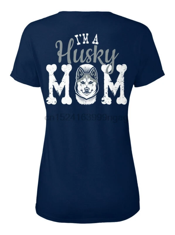 Husky Lover Im A Mom Eu Stylisches T-Shirt Damen | Мужская одежда