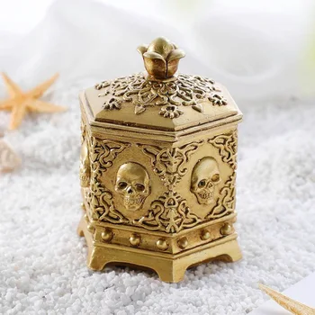 Halloween Retro Skull Ornaments Skull Jewelry Box Jewelry Storage Box Halloween Decorations Skull Decoration
Halloween Retro Skull Ornaments Skull Jewelry Box Jewelry Storage Box Halloween Decorations Skull Decoration