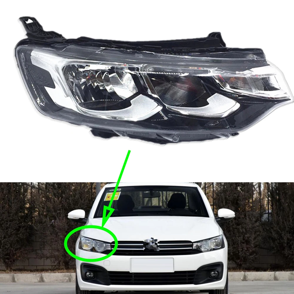 

Headlight Assembly For Citroen C-Elysee 2017 2018 Headlamp Assembly Replace Daytime Running Car Light Whole Auto Headlamp