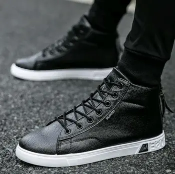 Fashion Leather Martin Boots Men's Lace-up Height Increasing Ankle Boots Plus Size winter boots military men shoes
Fashion Leather Martin Boots Men's Lace-up Height Increasing Ankle Boots Plus Size winter boots military men shoes