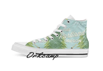 Visit Portland OR Custom Casual High Top lace-up Canvas shoes sneakers Drop shipping 
Visit Portland OR Custom Casual High Top lace-up Canvas shoes sneakers Drop shipping