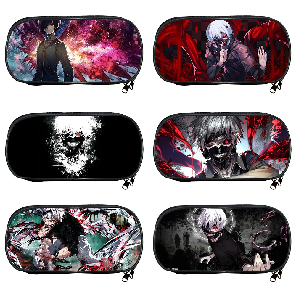 Anime Tokyo Ghoul Pencil Box Kaneki Ken Cosmetic Cases Woman Makeup Bags Teenage Girls Boys Pen Bag Student School Supplies
Anime Tokyo Ghoul Pencil Box Kaneki Ken Cosmetic Cases Woman Makeup Bags Teenage Girls Boys Pen Bag Student School Supplies