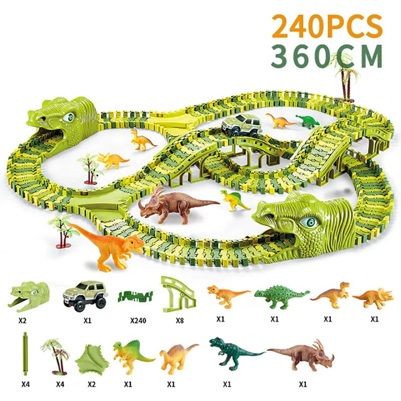 Hot Toy for children‘s railway Magic Track Racing Dinosaur Toy cars DIY Flexible Track model car Educational Toys for Boys Gift
Hot Toy for children‘s railway Magic Track Racing Dinosaur Toy cars DIY Flexible Track model car Educational Toys for Boys Gift