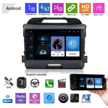 2Din Android 8.1 9 Inch Car Multimedia Player Stereo Radio 1G+16G GPS Navigation Player for KIA Sportage R 2011-2015
2Din Android 8.1 9 Inch Car Multimedia Player Stereo Radio 1G+16G GPS Navigation Player for KIA Sportage R 2011-2015