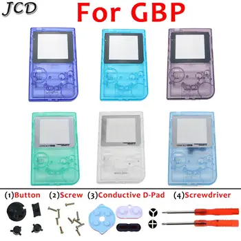 JCD Transparent Clear Color Housing Shell Replacement for Gameboy GBP Pocket Game Console for GBP Shell Case with Buttons Kit 
JCD Transparent Clear Color Housing Shell Replacement for Gameboy GBP Pocket Game Console for GBP Shell Case with Buttons Kit
