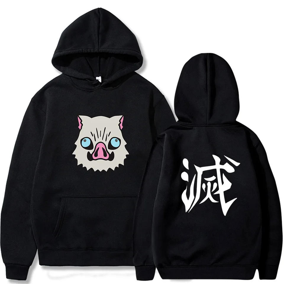 Hot Japanese Anime Costume Demon Slayer Kesutai Inosuke Wild Boar Mask Print Hoodie Warm Long Sleeve Harajuku Sweatshirt in 2020
Hot Japanese Anime Costume Demon Slayer Kesutai Inosuke Wild Boar Mask Print Hoodie Warm Long Sleeve Harajuku Sweatshirt in 2020