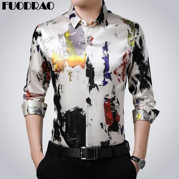 New Brand Casual Shirt Men Slim Fit Long Sleeve Shirt Mens Fashion Print Shirts Camisa Masculina Men Clothes E074
New Brand Casual Shirt Men Slim Fit Long Sleeve Shirt Mens Fashion Print Shirts Camisa Masculina Men Clothes E074
