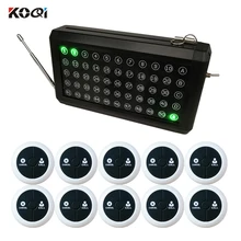 50 Number Table Call System Wireless Restaurant Waiter Service Calling Pager Buttons with Call Cancel Key
50 Number Table Call System Wireless Restaurant Waiter Service Calling Pager Buttons with Call Cancel Key