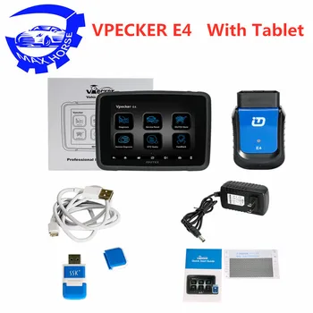 OBD2 VPECKER E4 Auto Scanner + Android Tablet OBD2 Bluetooth 4.0 Full Systems Easydiag Automotive Scanner Car Diagnostic Tool
OBD2 VPECKER E4 Auto Scanner + Android Tablet OBD2 Bluetooth 4.0 Full Systems Easydiag Automotive Scanner Car Diagnostic Tool