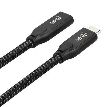 USB3.1 double-sided 10Gbps supports fast charging audio and video Type-C male to female extension cable
USB3.1 double-sided 10Gbps supports fast charging audio and video Type-C male to female extension cable