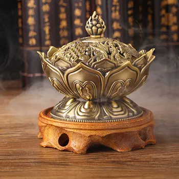 Home Decor Incense Burner Lotus Designed Bronze Craft Buddhism Tibetan Alloy Tools Religion & Spirituality Tool Collectibles
Home Decor Incense Burner Lotus Designed Bronze Craft Buddhism Tibetan Alloy Tools Religion & Spirituality Tool Collectibles