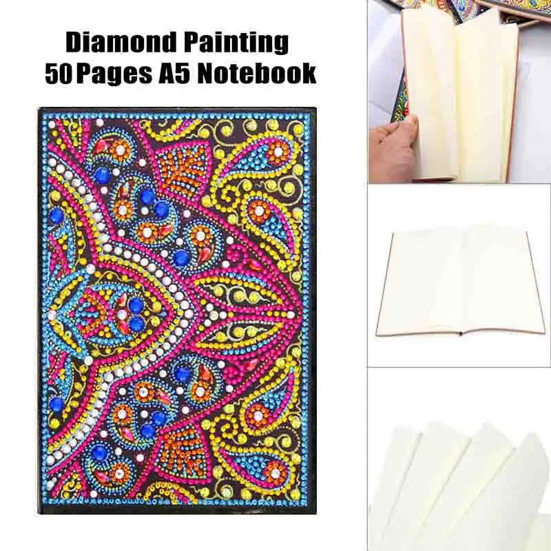 DIY Flower Special Shaped Diamond Painting Notebook Sketchbook Diary Book Embroidery kits Diamond
DIY Flower Special Shaped Diamond Painting Notebook Sketchbook Diary Book Embroidery kits Diamond