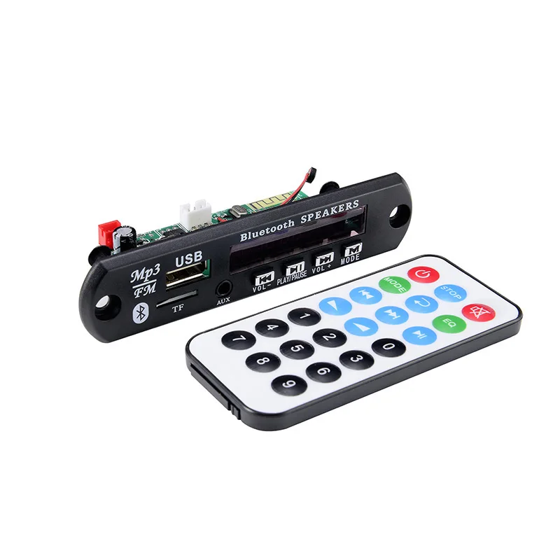 Car Audio APE MP3 Wireless Bluetooth Decoder Module 12V Color Screen USB TF MP3 Decoding Board FM Radio Lossless FLAC MP3 Player
Car Audio APE MP3 Wireless Bluetooth Decoder Module 12V Color Screen USB TF MP3 Decoding Board FM Radio Lossless FLAC MP3 Player