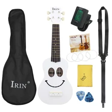 M MBAT 21 Inch Ukulele 4 String Smiley Hawaiian Guitar Beginner Musical Gift Instrument White Ukulele Sapele Guitar with Gig Bag
M MBAT 21 Inch Ukulele 4 String Smiley Hawaiian Guitar Beginner Musical Gift Instrument White Ukulele Sapele Guitar with Gig Bag