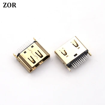 50pcs HDMI female Plug 19 pin female interface Connector,2 rows (10pin 9pin) 180 degree HDMI female socket repair replacement
50pcs HDMI female Plug 19 pin female interface Connector,2 rows (10pin 9pin) 180 degree HDMI female socket repair replacement