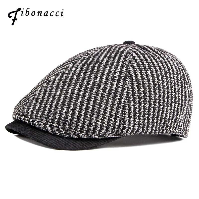 Fibonacci 2019 New Men Women Knitting Newsboy Cap 6 Panel Striped Hat Flatcap Ivy Vintage Brand Quality Autumn Winter Beret
Fibonacci 2019 New Men Women Knitting Newsboy Cap 6 Panel Striped Hat Flatcap Ivy Vintage Brand Quality Autumn Winter Beret
