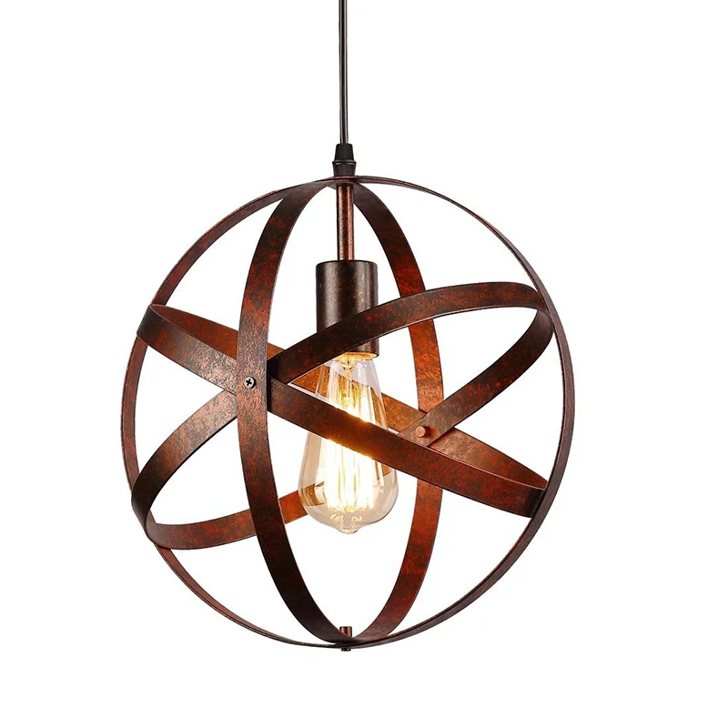 SETTEMBRE Industrial Black Globe Pendant Light Iron Ball Vintage Hanging Light Fixture for Kitchen Island 
SETTEMBRE Industrial Black Globe Pendant Light Iron Ball Vintage Hanging Light Fixture for Kitchen Island