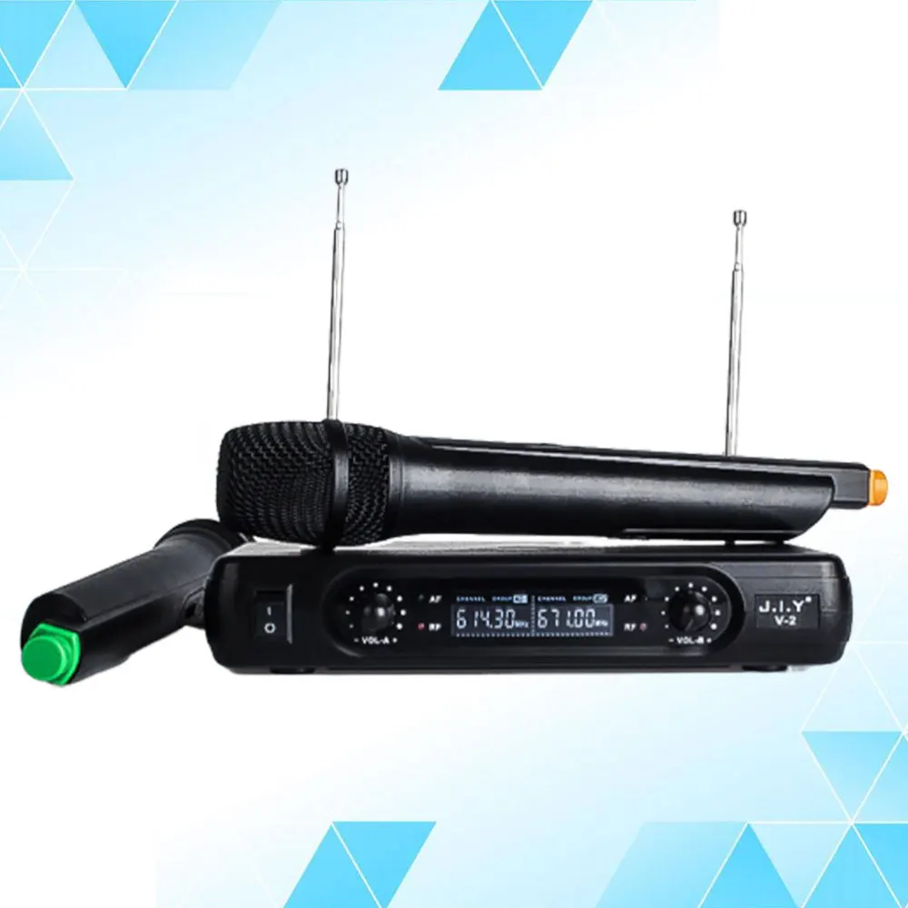 1 Set Wireless Microphone LCD Screen Professional Dual Microphone Karaoke Mic Music Player for Home
1 Set Wireless Microphone LCD Screen Professional Dual Microphone Karaoke Mic Music Player for Home