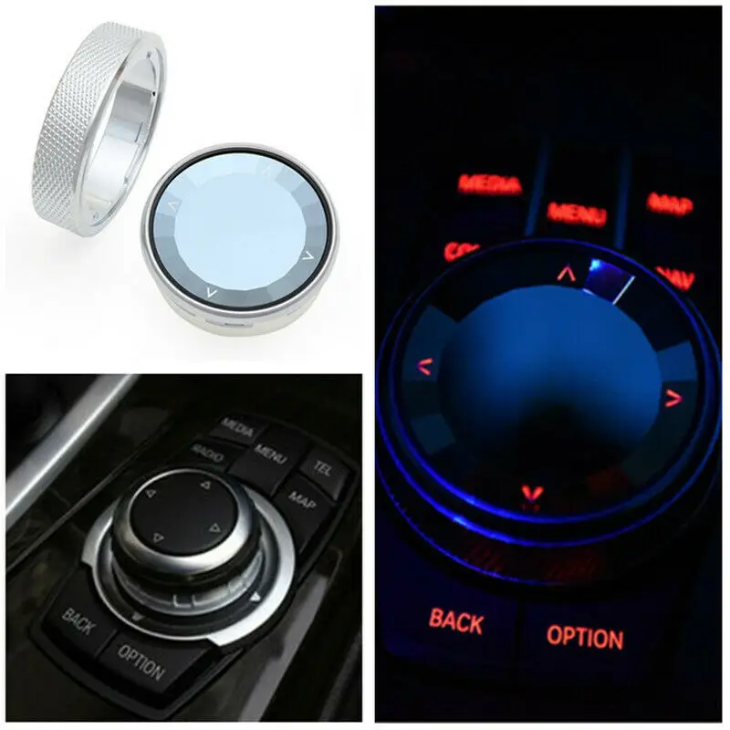 

For BMW 1 3 5 Series Car Multimedia Button Crystal Knob Cover F10 F20 F21 E90 E91 F30 E70 E71 E72 F25 F26 F15 F16 Accessories
