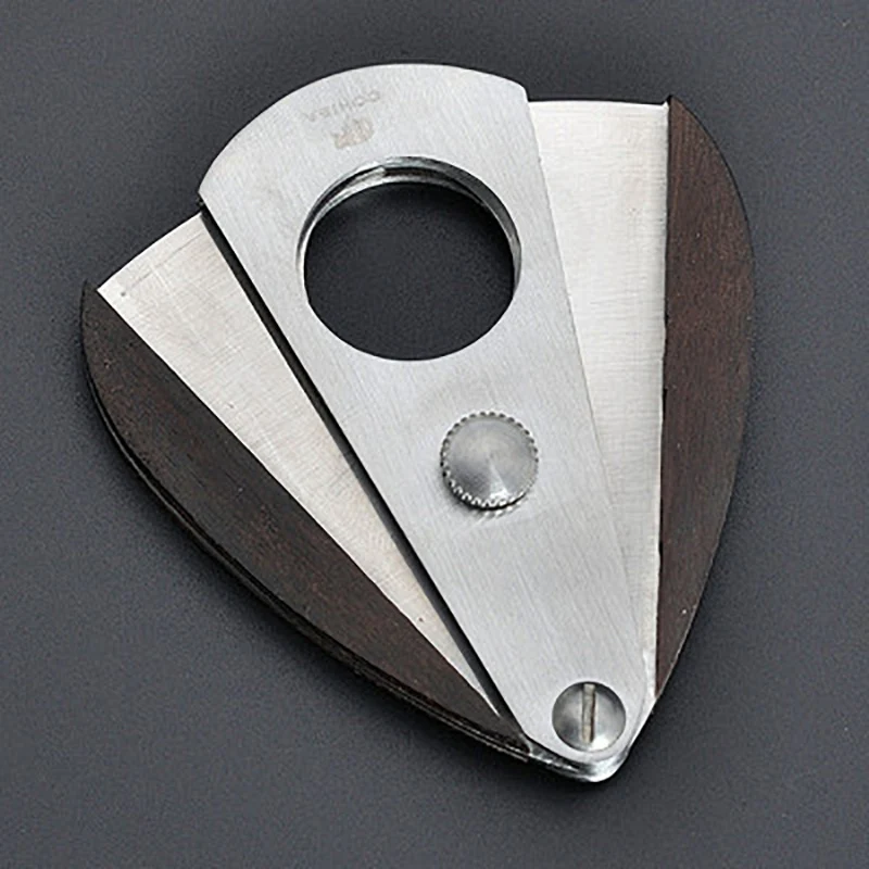 Cohiba Portable Cigar Cutter Stainless Steel Wood Double Sharp Cut Blade Cigar Guillotine Scissor free shipping
Cohiba Portable Cigar Cutter Stainless Steel Wood Double Sharp Cut Blade Cigar Guillotine Scissor free shipping