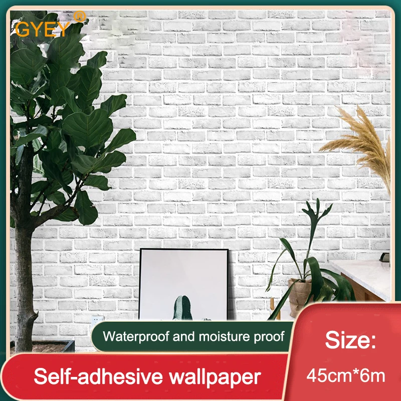 White Brick Pattern Wallpaper Nordic Self-adhesive 3D Three-dimensional Brick Brick Living Room Bedroom Renovation Wallpaper 6m
White Brick Pattern Wallpaper Nordic Self-adhesive 3D Three-dimensional Brick Brick Living Room Bedroom Renovation Wallpaper 6m
