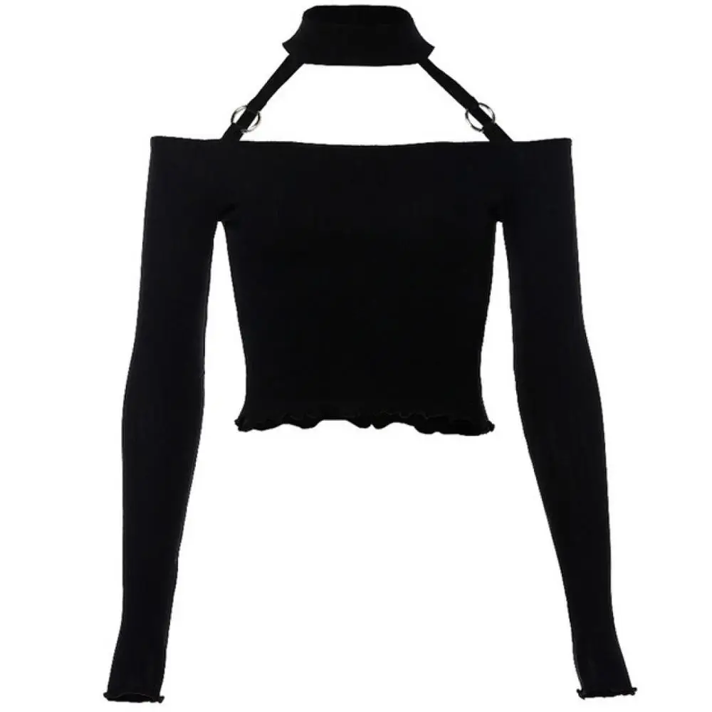 Punk Clothes Cute Pink Strapless Crop Tops Women T-Shirts 2020 Hot Autumn Winter Elegant Ruffle Casual Slim Tee Shirts
Punk Clothes Cute Pink Strapless Crop Tops Women T-Shirts 2020 Hot Autumn Winter Elegant Ruffle Casual Slim Tee Shirts