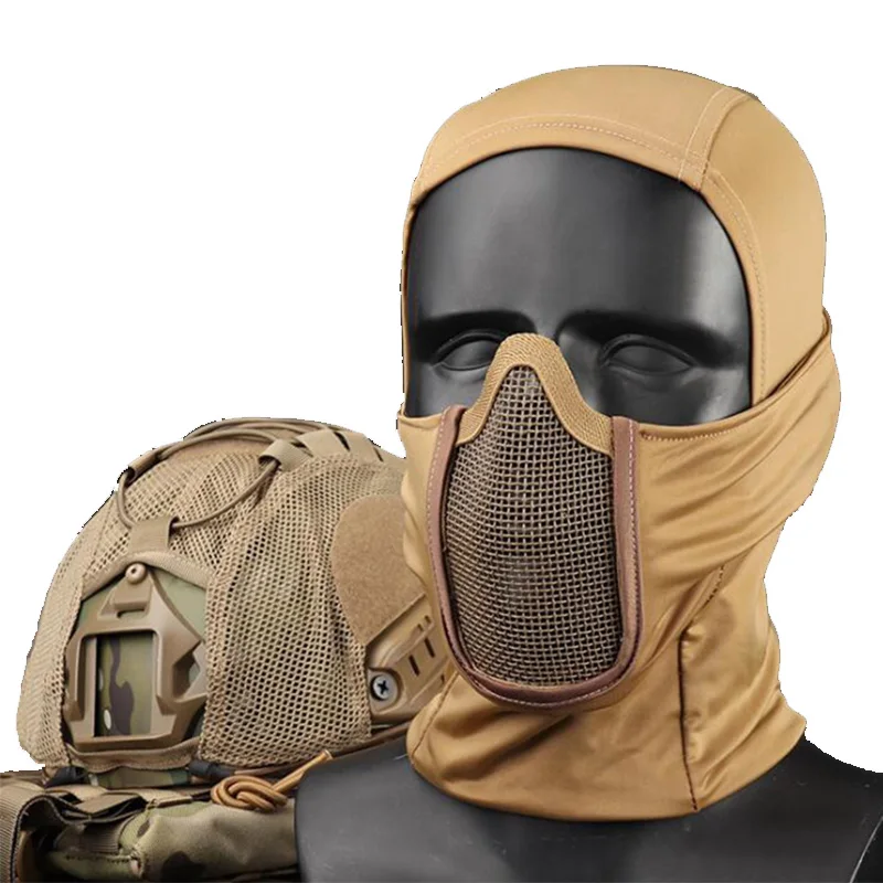 Half Face Hunting Protective Headgear Mask Tactical Combat Breathable Mask Steel Mesh Protective Military Airsoft Paintball Mask
Half Face Hunting Protective Headgear Mask Tactical Combat Breathable Mask Steel Mesh Protective Military Airsoft Paintball Mask