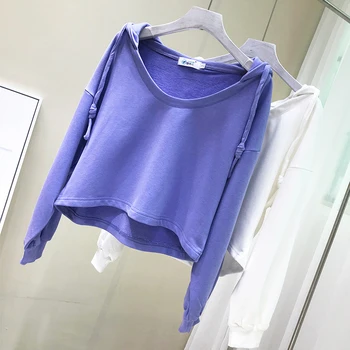 Waist short paragraph hooded sweater female spring and autumn thin section 2020 spring new long-sleeved blouses tide
Waist short paragraph hooded sweater female spring and autumn thin section 2020 spring new long-sleeved blouses tide