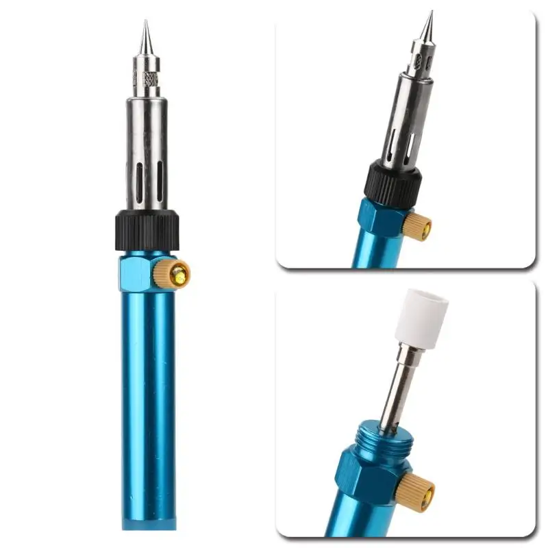 Multi-function Adjustable Temperature Gas Soldering Iron Cordless Welding Pen Burner Butane Blow Torch Solder Iron Hot Air Gun
Multi-function Adjustable Temperature Gas Soldering Iron Cordless Welding Pen Burner Butane Blow Torch Solder Iron Hot Air Gun