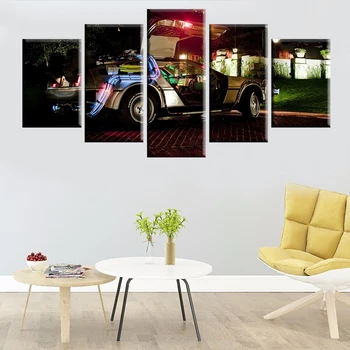 Nordic Canvas Art Movie Poster 5 Pieces Back to the Future Phantom Car Painting Home Decor Wall Picture for the Living Room
Nordic Canvas Art Movie Poster 5 Pieces Back to the Future Phantom Car Painting Home Decor Wall Picture for the Living Room