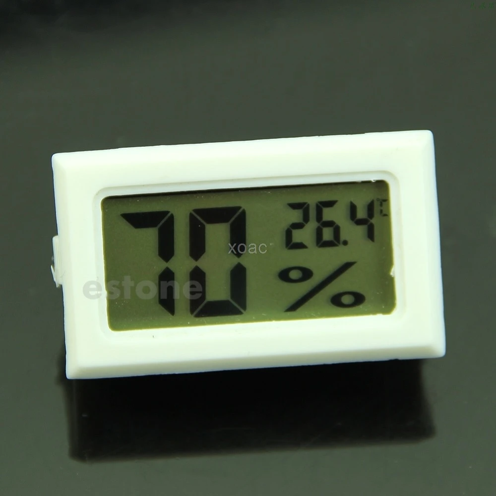 White Mini Digital LCD Thermometer Hygrometer Humidity Temperature Meter M06 dropship
White Mini Digital LCD Thermometer Hygrometer Humidity Temperature Meter M06 dropship