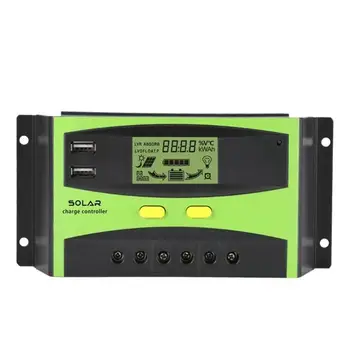Automatic Solar Power Controller Dual USB Output Solar Panel Battery Regulator LCD Temperature Compensation Equipment
Automatic Solar Power Controller Dual USB Output Solar Panel Battery Regulator LCD Temperature Compensation Equipment