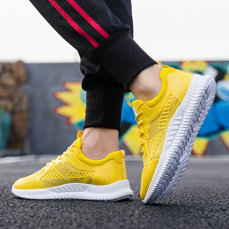 yellow colour sneakers
