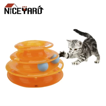 NICEYARD Cat Toys Ball Three Levels Pet Cat Toy Cat Intelligence Amusement Tower Tracks Pet Cat Toys Training Amusement Plate
NICEYARD Cat Toys Ball Three Levels Pet Cat Toy Cat Intelligence Amusement Tower Tracks Pet Cat Toys Training Amusement Plate