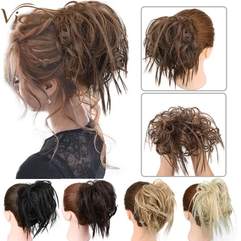 Vigorous Messy Scrunchie Chignon Hair Bun Straight Elastic Band Updo Hairpiece Synthetic Hair Chignon Hair Extension for Women
Vigorous Messy Scrunchie Chignon Hair Bun Straight Elastic Band Updo Hairpiece Synthetic Hair Chignon Hair Extension for Women