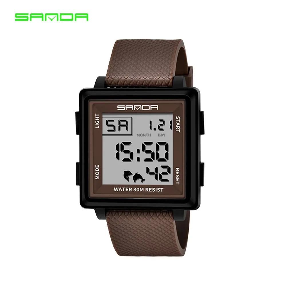 Watch Men shockproof Watch Student Waterproof Electronic Watch Multi-function Digital Led Sports Watch363
Watch Men shockproof Watch Student Waterproof Electronic Watch Multi-function Digital Led Sports Watch363