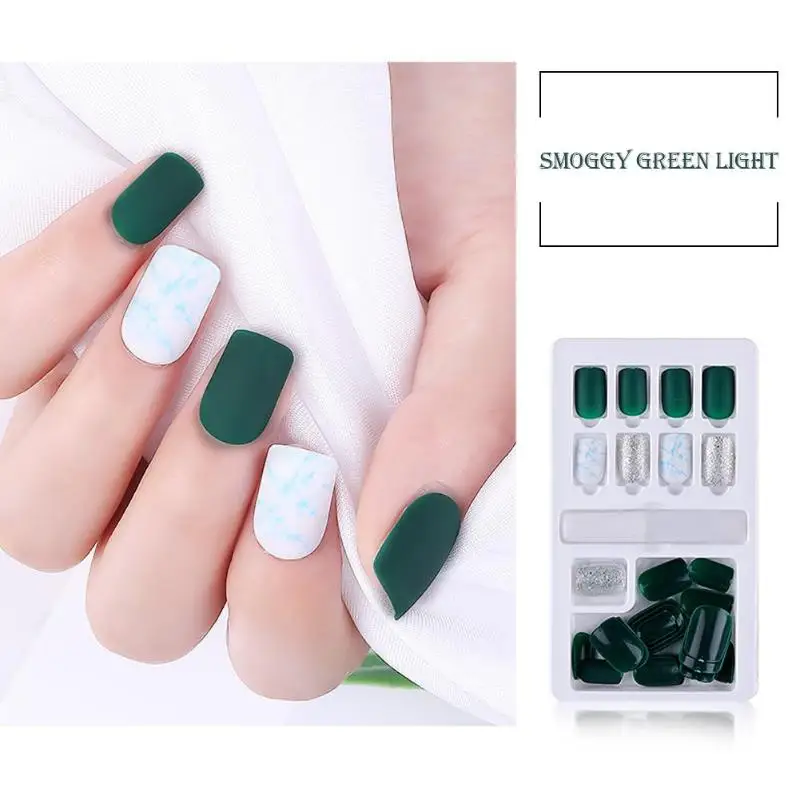30pcs Glue On False Nail Fashion Removable Fake Nail Long Tip Patch Nail Chip Extensions Artificial Nail DIY Nail Art Sticker
30pcs Glue On False Nail Fashion Removable Fake Nail Long Tip Patch Nail Chip Extensions Artificial Nail DIY Nail Art Sticker