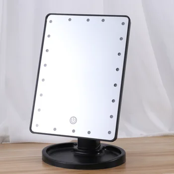 Lighted Makeup Mirror with 22 LED Lights Touch Screen Dimmable USB Power Supply(Black)
Lighted Makeup Mirror with 22 LED Lights Touch Screen Dimmable USB Power Supply(Black)