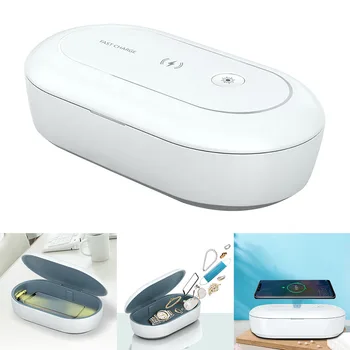 10W Wireless Charging Charger UV-Box Sanitizing Box UV Disinfection Box Sanitizer Charger Mask Sterilizer For Mask Phone Jelley
10W Wireless Charging Charger UV-Box Sanitizing Box UV Disinfection Box Sanitizer Charger Mask Sterilizer For Mask Phone Jelley