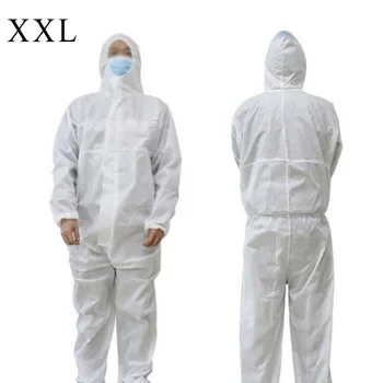 Disposable Protective Suit Coverall Laboratory Work Clothing Soft Waterproof White Non-woven Protective Suit XL XXL
Disposable Protective Suit Coverall Laboratory Work Clothing Soft Waterproof White Non-woven Protective Suit XL XXL