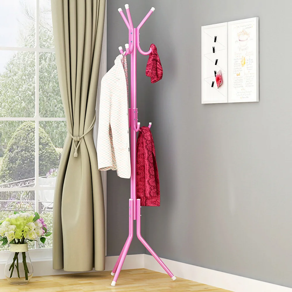 New 9/12 Hook Clothes Hanger Tree Shaped Hat Coat Rack Metal Steel Tube Coat Hanger Saving Space Handbag Scarf Storage Clothes S 
New 9/12 Hook Clothes Hanger Tree Shaped Hat Coat Rack Metal Steel Tube Coat Hanger Saving Space Handbag Scarf Storage Clothes S