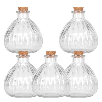 5Pcs 250ml Cork Glass Bottles Pumpkin Bottles Creative Wish Jars Retro Drift Bottles Plant Vase for Hydroponics Flowers (Transpa
5Pcs 250ml Cork Glass Bottles Pumpkin Bottles Creative Wish Jars Retro Drift Bottles Plant Vase for Hydroponics Flowers (Transpa