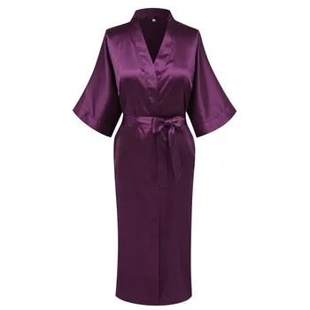 Rayon Bathrobe Women Kimono Oversize 3xl Nightdress Satin Long Bride Bridesmaid Wedding Robe Sexy Lingerie Nightgown Sleepwear
Rayon Bathrobe Women Kimono Oversize 3xl Nightdress Satin Long Bride Bridesmaid Wedding Robe Sexy Lingerie Nightgown Sleepwear