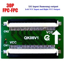 New HD 30pin To 30Pin LG To SAM SAM To LG FPC To LVDS Cable Connector Cable Adapter Signal Board LVDS To FPC
New HD 30pin To 30Pin LG To SAM SAM To LG FPC To LVDS Cable Connector Cable Adapter Signal Board LVDS To FPC