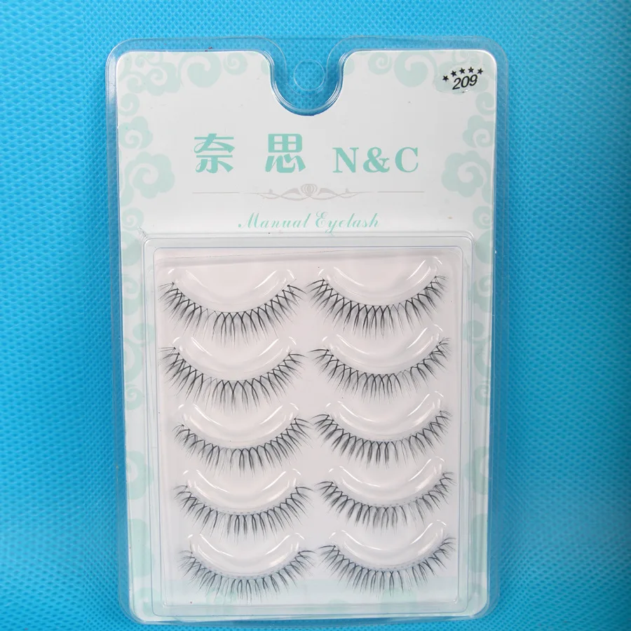 5-Pairs Handmade Sharpened False Eyelashes Natural Nude Makeup Messy Cross Eyelash C209
5-Pairs Handmade Sharpened False Eyelashes Natural Nude Makeup Messy Cross Eyelash C209